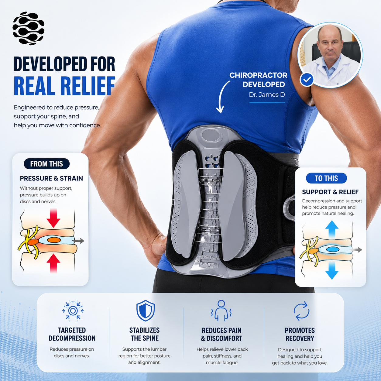 TRUE JOINT™ BACK BRACE